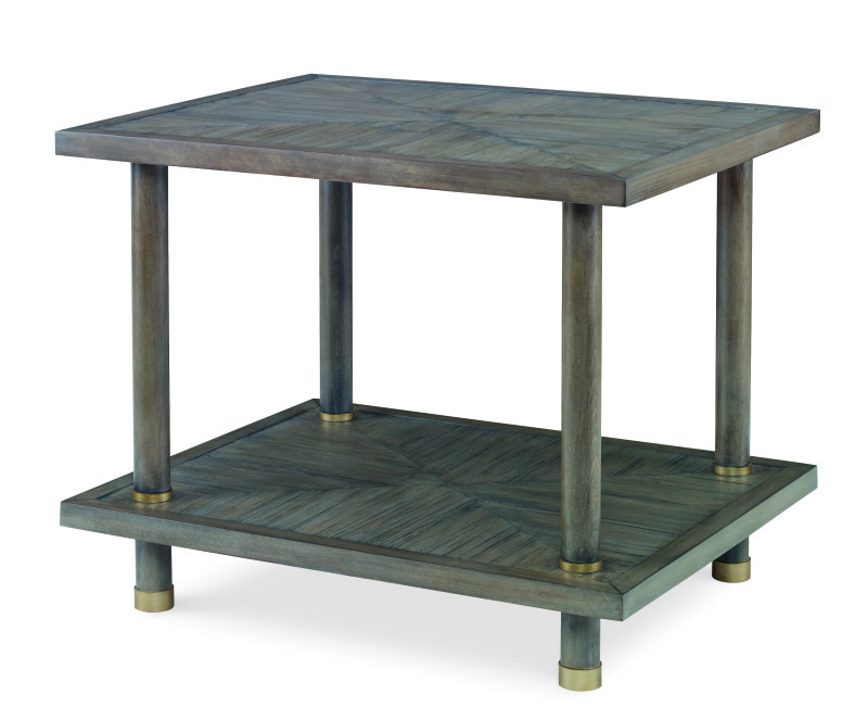 CT1005-MK - Biscayne Side Table-Mink Grey