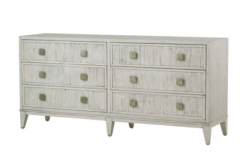 CT1020-PN - Carlyle 6 Drawer Dresser-Peninsula