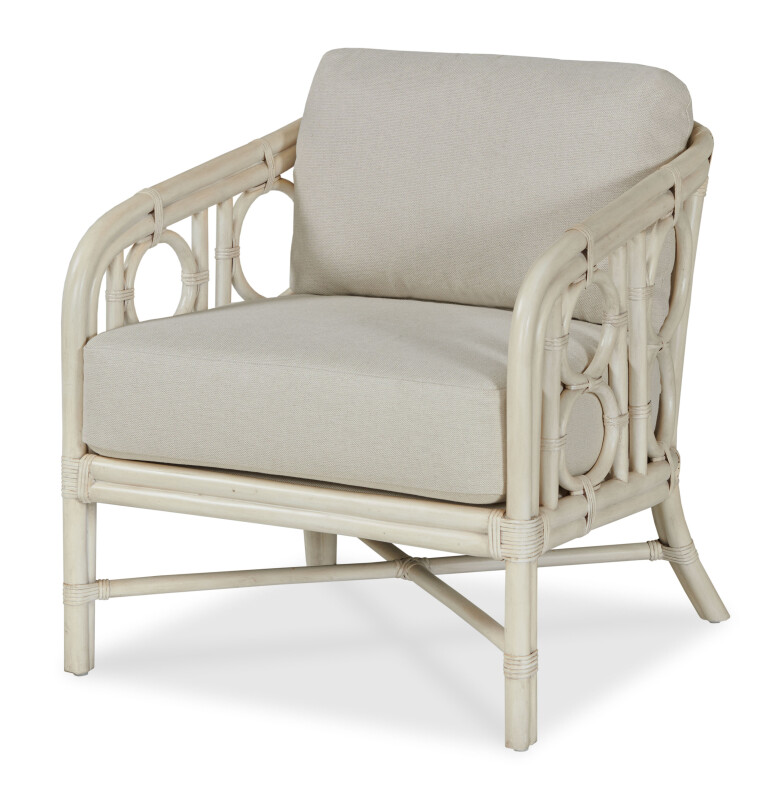 CT2102-PN-FL - Sutter Lounge Chair - Peninsula/Flax