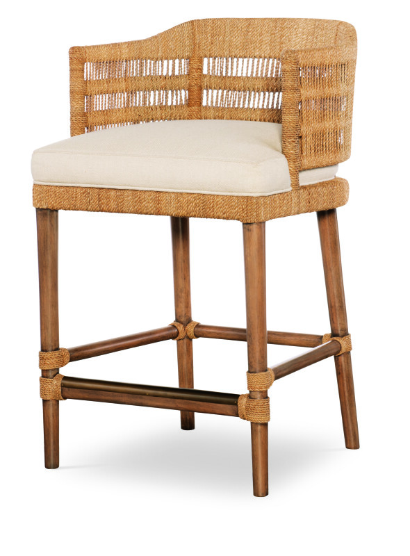 CT2108C-NT-FL - Boca Counter Stool - Natural/Flax