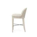 CT4004C-PN-FL - Tybee Counter Stool-Peninsula/Flax - Image 5