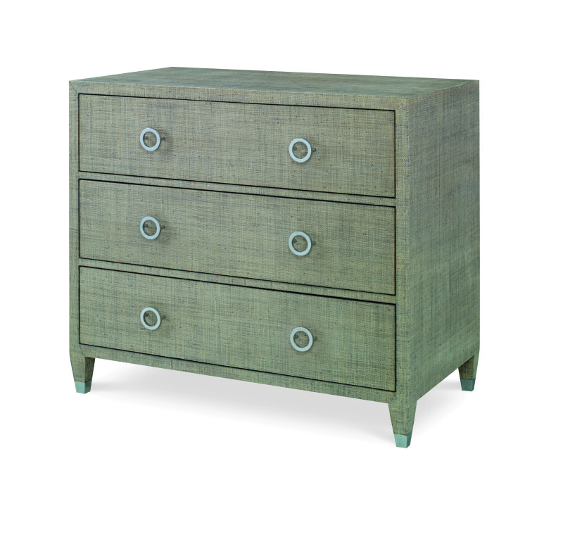 CT5019-FG - Charleston 3 Drawer Chest-French Grey