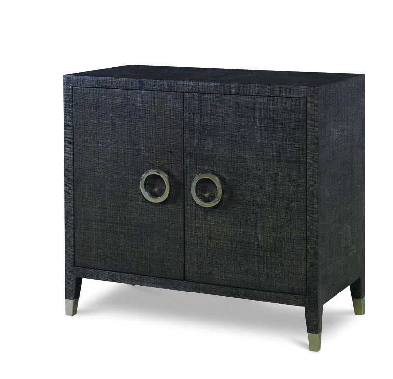 CT5022-BK - Charleston 2 Door Chest-Black