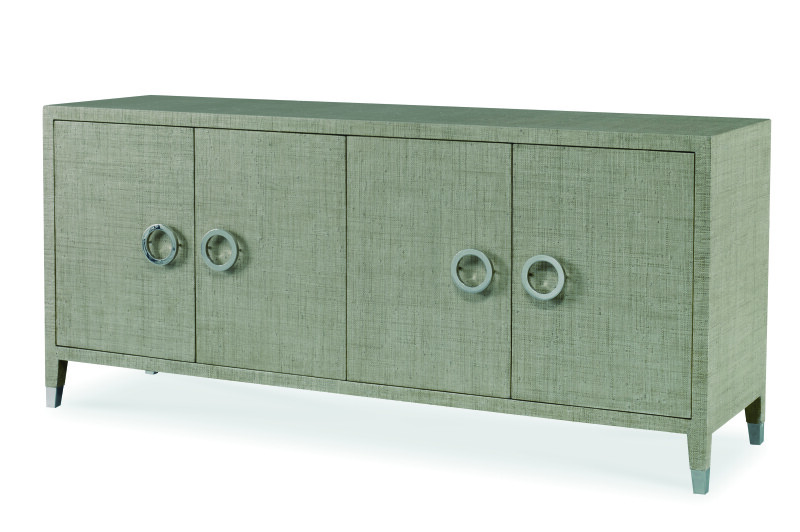 CT5039-FG - Charleston 4 Door Credenza-French Grey