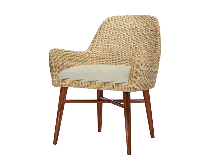 CT6001A-FL - Ingenue Arm Chair - Flax