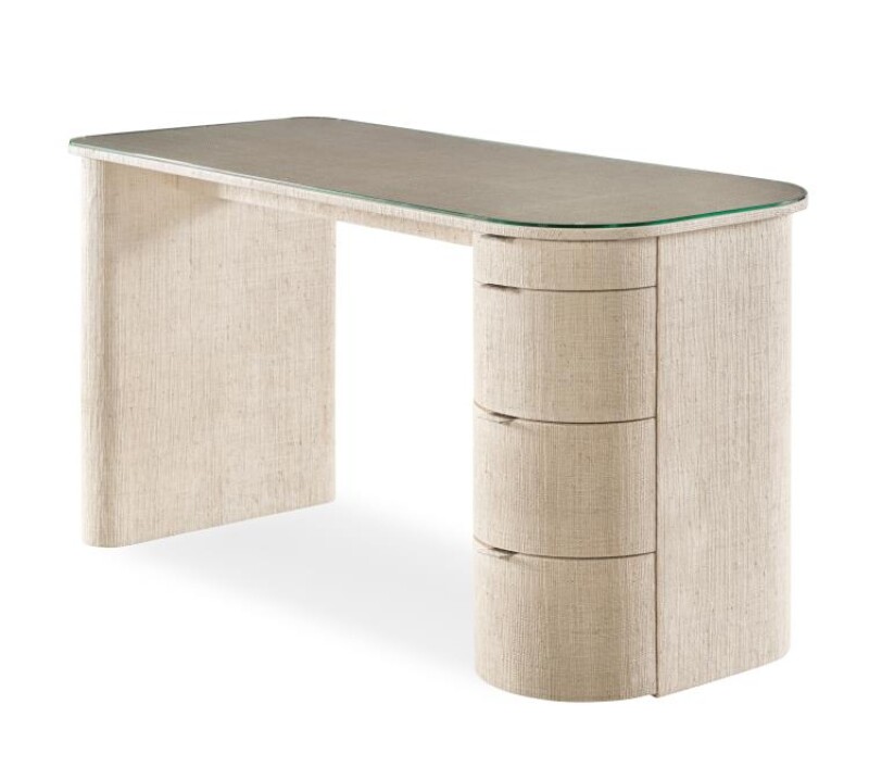 CT6033 - Micco Desk With Glass Top