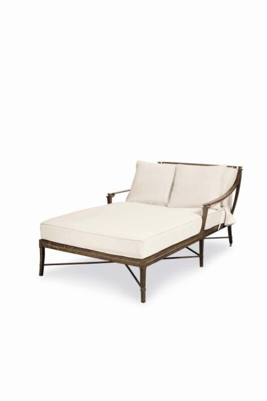 D12MB-71-9 - Andalusia Metal Back Double Chaise