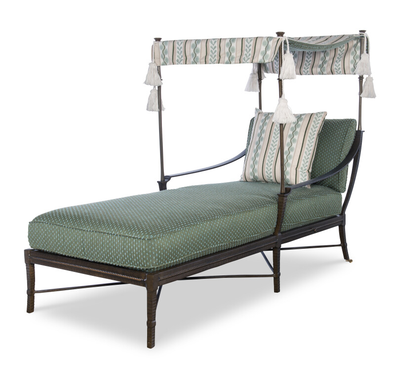 D12MB-73-9 - Andalusia Metal Back Single Chaise