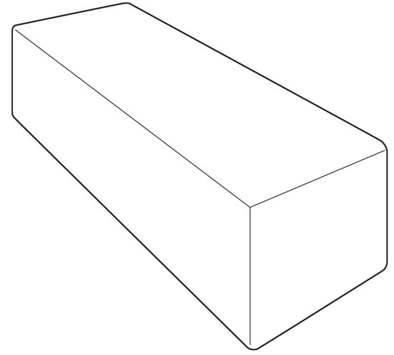 D13-7100-19 - Great Room Outdoor Upholstered Table