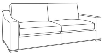 D13U-5201-2-F1 - Armanti Outdoor Sofa