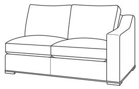 D13U-5201-62-F1 - Armanti Outdoor Laf Love Seat
