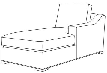 D13U-5201-91-F1 - Armanti Outdoor Raf Chaise