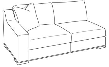 ES9-1327-62 - Austin Laf Love Seat