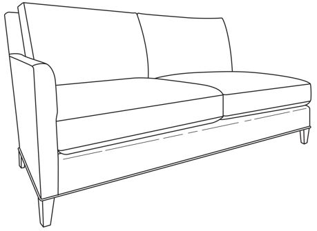 ES9-1340-62 - Jordan Laf Love Seat