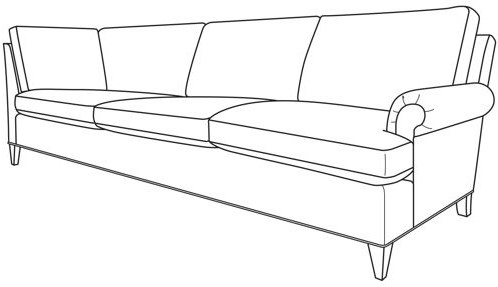 ES9-1341-53 - Hartford Raf Corner Sofa