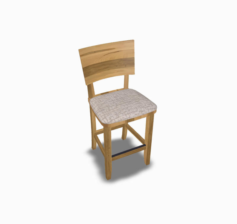 Fresno Barstool 24" Stationary Barstool