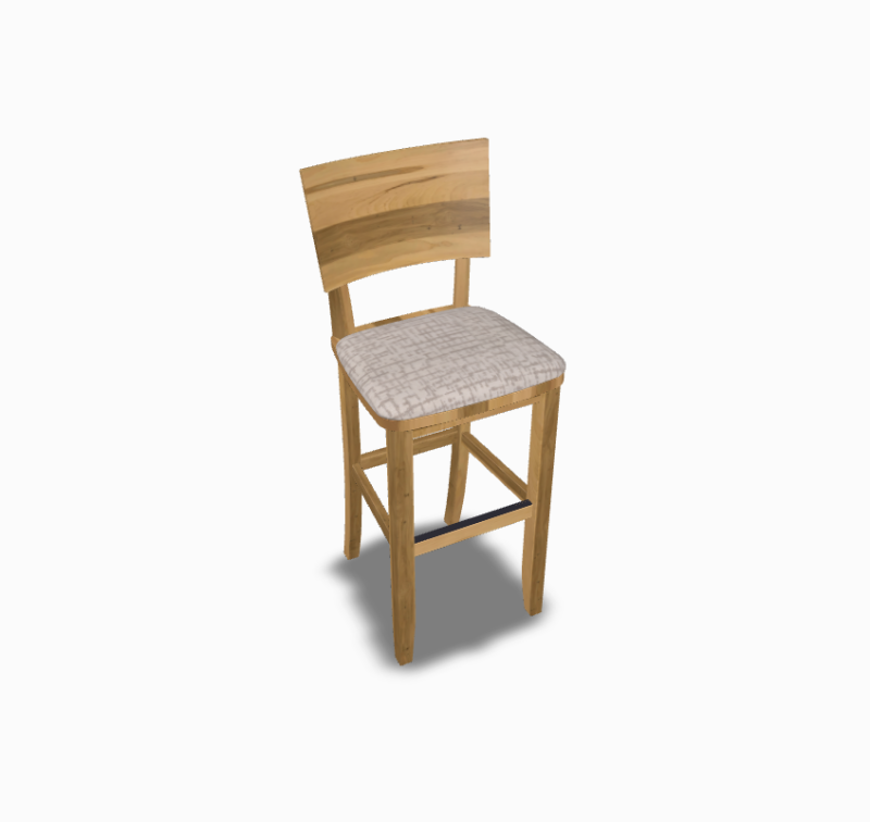 Fresno Barstool 30" Stationary Barstool