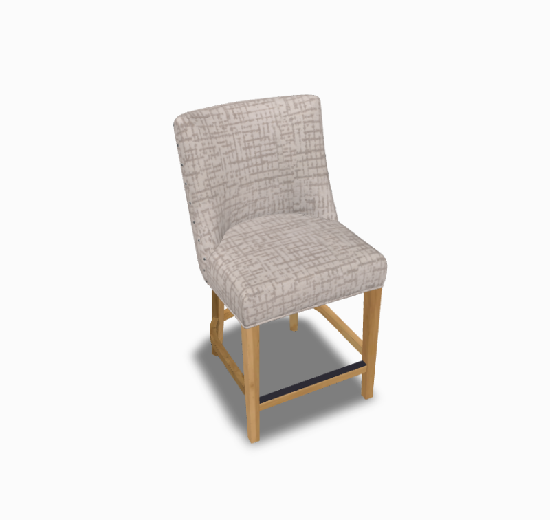 Grace Barstool 24" Stationary Barstool