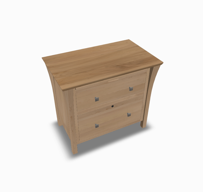 Marco Lateral File Elm Top/Maple