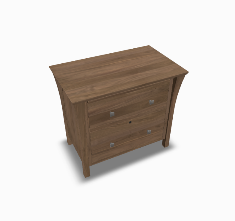 Marco Lateral File Walnut