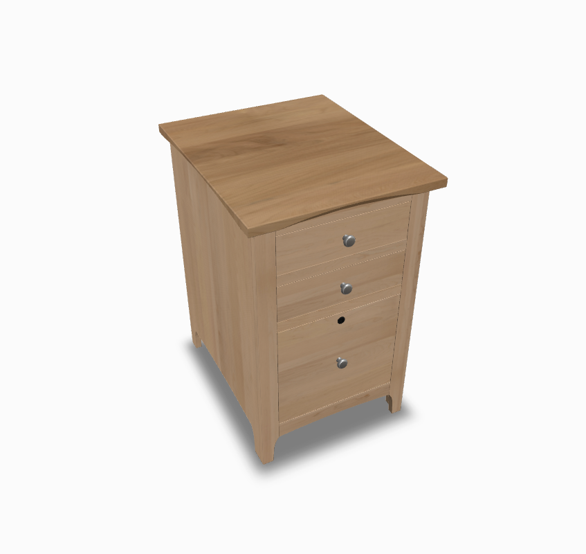 Atwood File Cabinet Elm Top/Maple