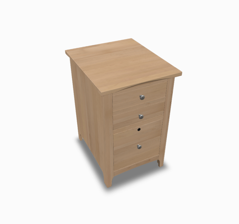 Atwood File Cabinet Maple