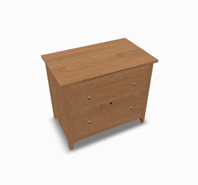Atwood Lateral File Cabinet Cherry