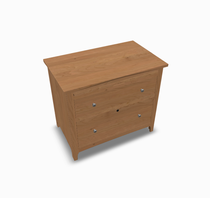 Atwood Lateral File Cabinet Rustic Cherry