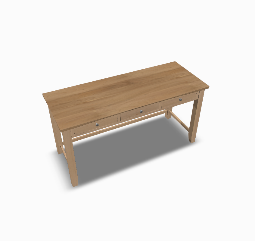 Atwood Writing Desk Elm Top/Maple