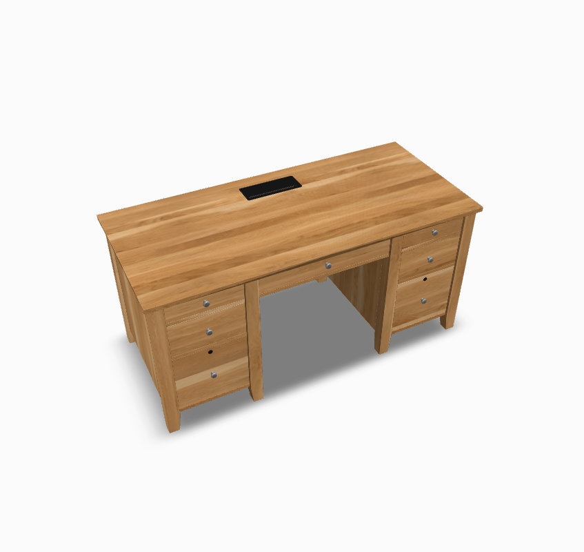 Atwood Executive Desk White Oak