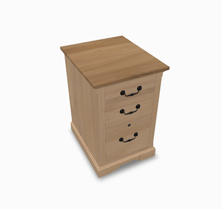 Longmeadow File Cabinet Elm Top/Maple