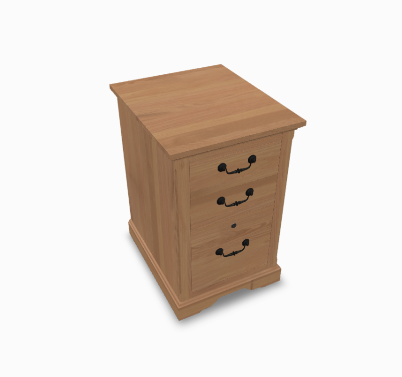 Longmeadow File Cabinet Oak