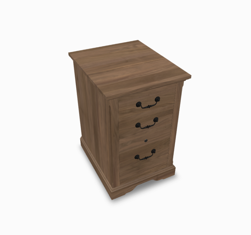 Longmeadow File Cabinet Walnut