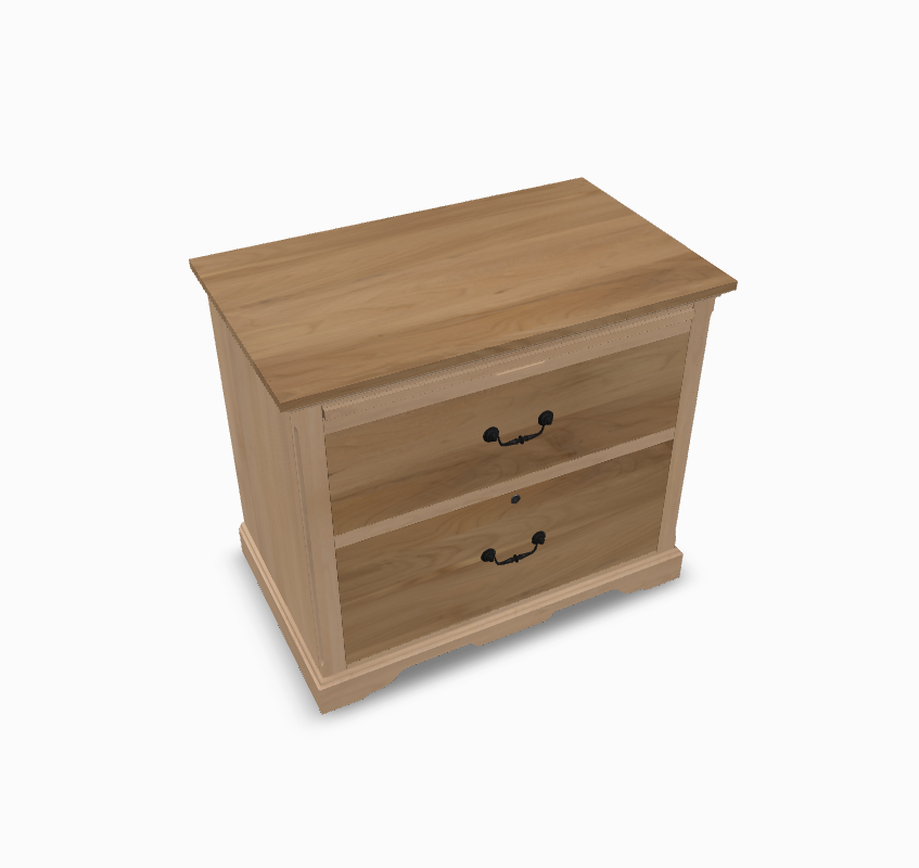 Longmeadow Lateral File Elm (Top & Drawers)/Maple