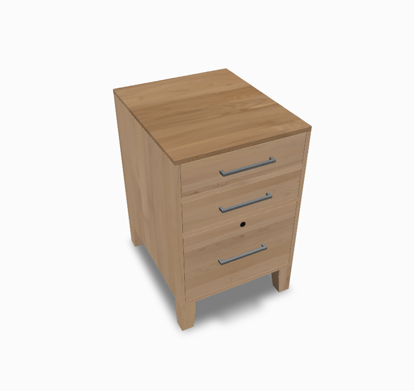 Saybrook File Cabinet Elm Top/Maple