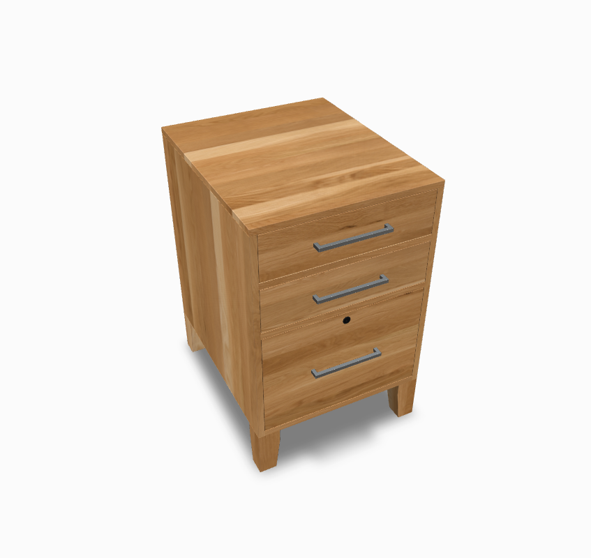 Saybrook File Cabinet White Oak