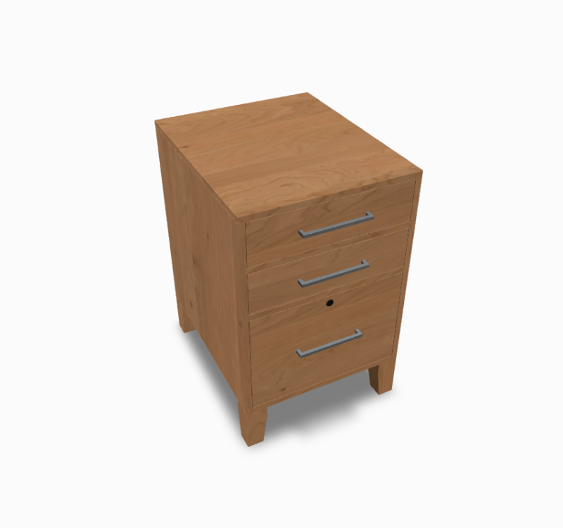 Saybrook File Cabinet Rustic Cherry