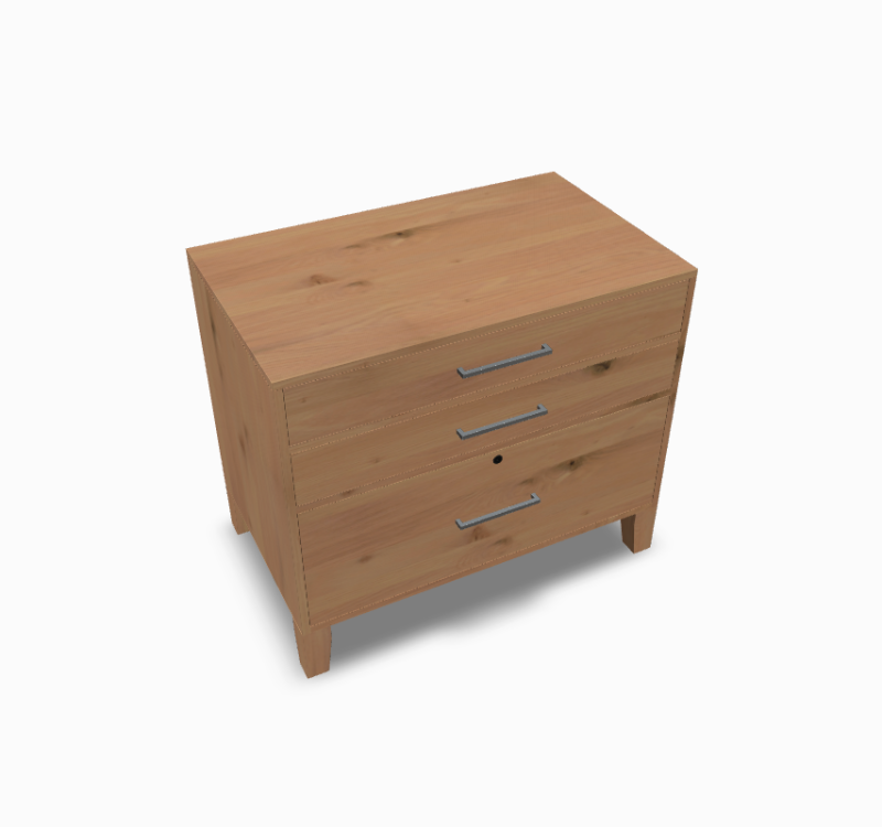 Saybrook Lateral File Cabinet Rustic Oak