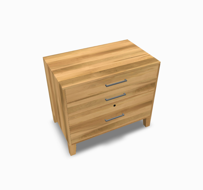 Saybrook Lateral File Cabinet Wormy Maple