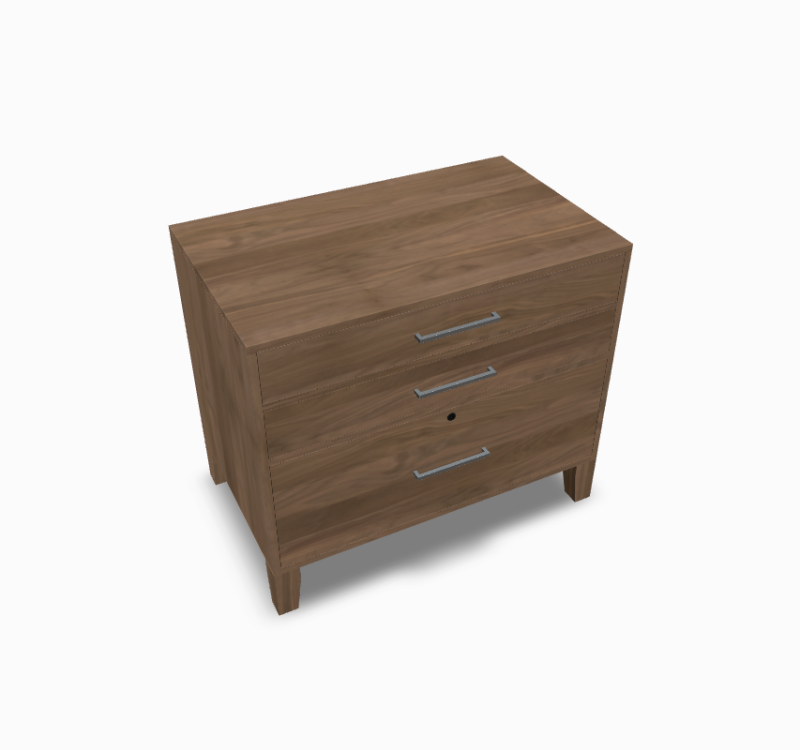 Saybrook Lateral File Cabinet Walnut