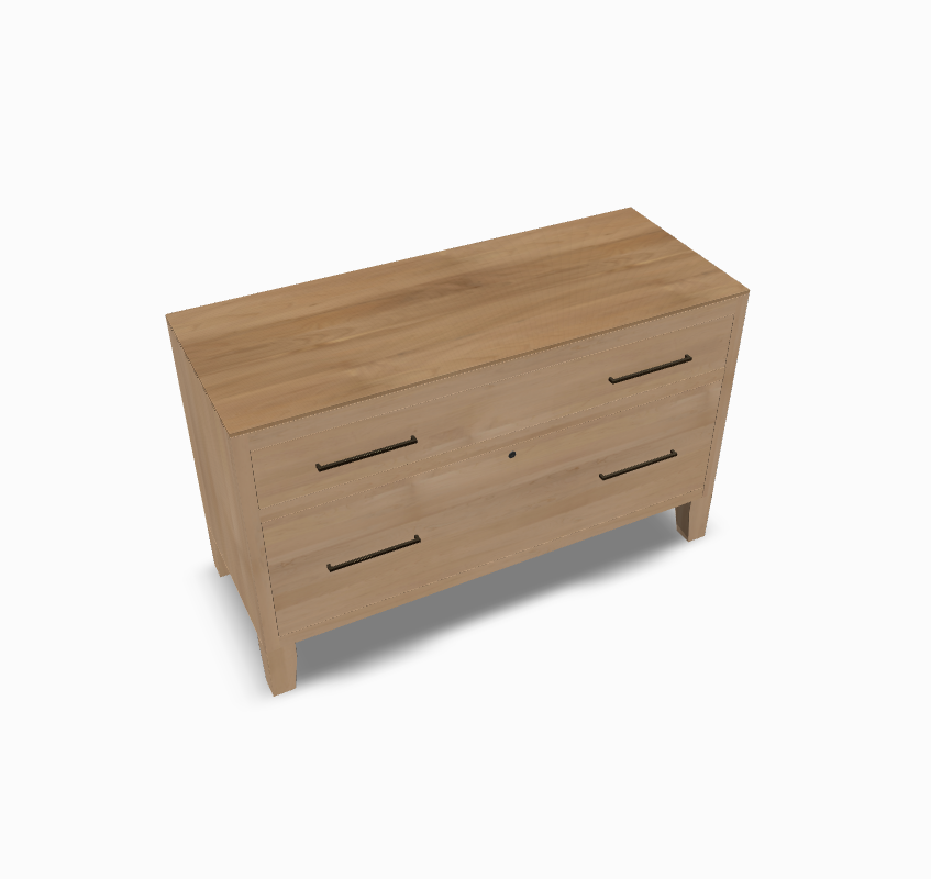 Oxford Lateral File(With Lock) Elm Top/Maple