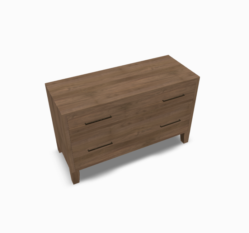 Oxford Lateral File(No Lock) Walnut