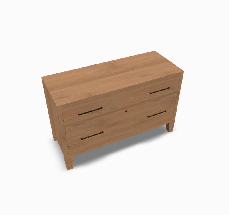 Oxford Lateral File(With Lock) Oak