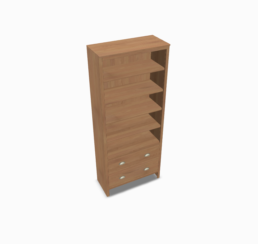 Odessa Bookcase Large Oak