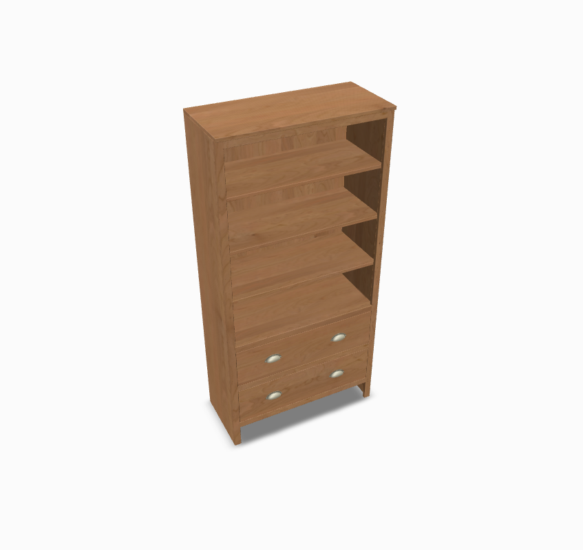 Odessa Bookcase Small Cherry