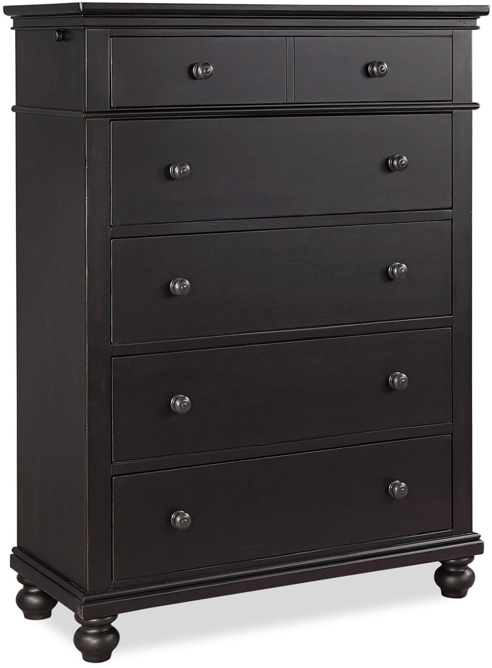 Oxford 5 Drawer Chest I07-456-BLK-2
