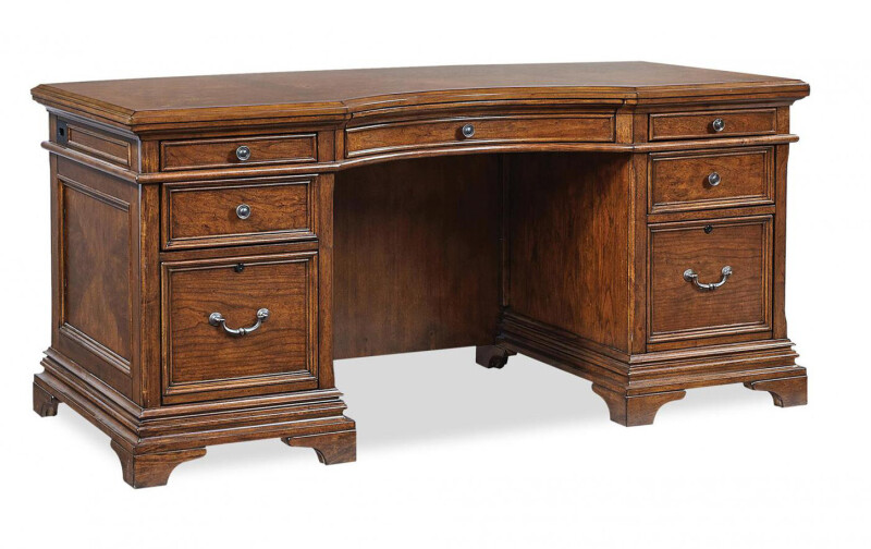 Hawthorne 66" Curved Exec Desk