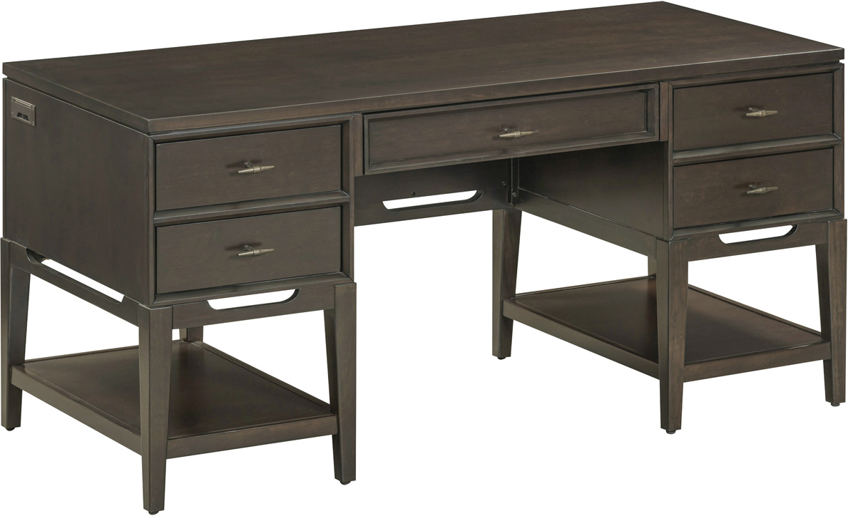 Sutton 64" Half Pedestal Desk