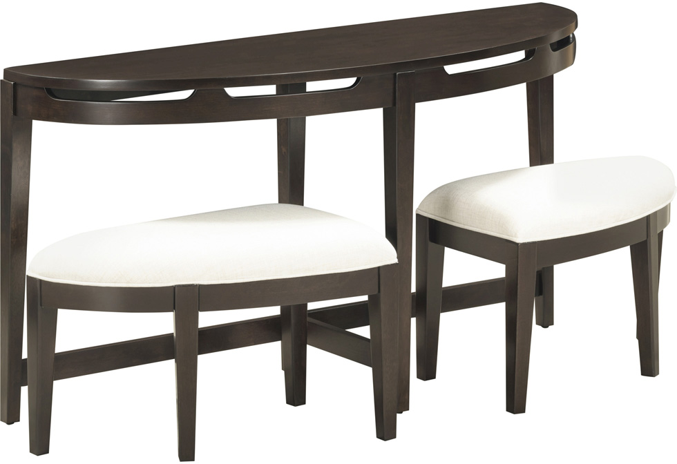 Sutton Sofa Table W/ Stools
