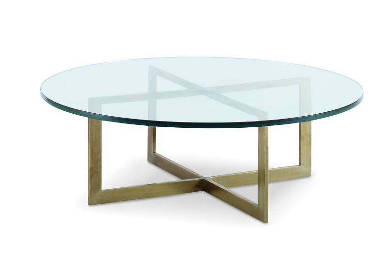 I3A-603G-L - Large Nest Cocktail Table With Glass Top